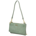 Stylová dámská semišová kabelka na rameno Amanda, zelená