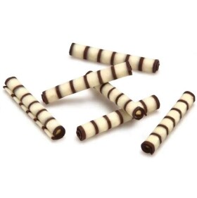 Barbara Luijckx sp. z o. o. Dekorace čokoládová Ruličky Penne 50g