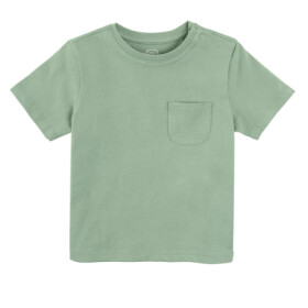 Basic tričko s krátkým rukávem- zelené - 62 KHAKI