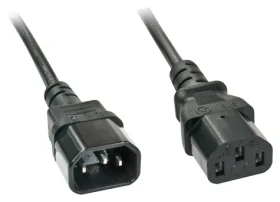Lindy C14 - C13 černá / Prodlužovací kabel / 5 m (30333)