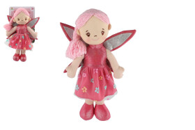 Panenka víla Pivoňka hadrová/látková 40 cm
