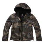 Brandit Bunda Windbreaker Ladies Frontzip darkcamo XS