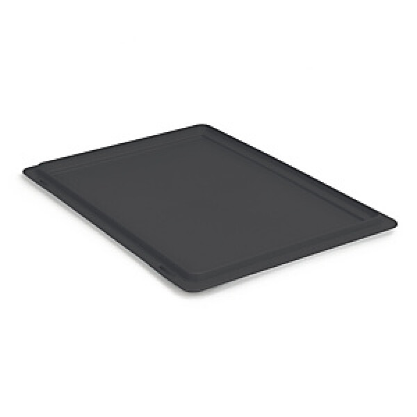 Víko pro Euro přepravku ekonomickou, 600x400 mm, 100% recyklované, šedé