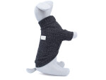 Taima zateplený svetr pro psa Barva: Černá, Délka zad (cm): 27, Obvod hrudníku: 32 - 36 cm