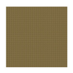 BRIXIES Plus 225.022 Základní podložka na stavění - tmavě hnědá 25,5 x 25,5 cm