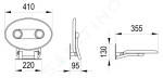 KLUDI - Nova Fonte Set sprchové hlavice, držáku, tyče 900 mm a hadice, chrom 2084005-35