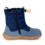 Chlapecké zimní barefoot boty s membránou Bugga RUBA Blue B00197-04 - 31