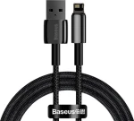 Baseus CALWJ-01 Kabel USB-A (M) - Lightning (M) 1 m černá (CALWJ-01)