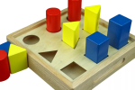 Moyo Montessori Moyo Montessori Žebřík - 3 tvary, 3 barvy