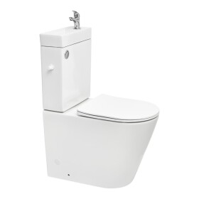 WC kombi komplet s umývátkem včetně ventilu SAT Brevis vario odpad SATBRE34 SATBRE34