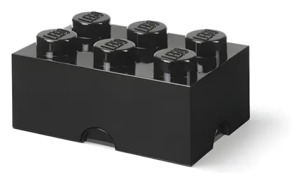 LEGO® Storage 40000803 Brick 6 černá / Úložný box / 375 x 250 x 180 mm (40000803)