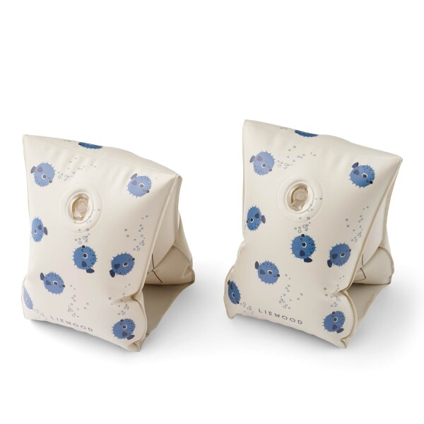 LIEWOOD Nafukovací rukávky Shirley Pufferfish / Sandy, béžová barva, plast