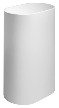 SAPHO - TREVA umyvadlo volně stojící, litý mramor, 56,5x85cm, bílá mat TR565