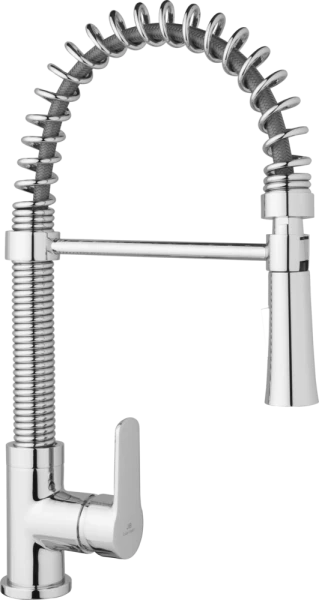 JB Sanitary Baterie do kuchyně, stojánková dřezová baterie s vytahovací sprškou MIRAM M10 25 00