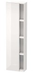 DURAVIT - DuraStyle Skříňka vysoká 180x50x24 cm, levá, lesklá bílá DS1248L2222