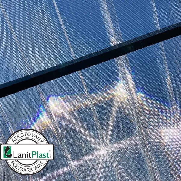 Vlnitá polykarbonátová deska Marlon CSE DIAMOND Z-TOP, š. 0,954 m × d. 4 m, síla 2,8 mm (čirá)