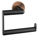 SAPHO - LARISSA držák toaletního papíru, černá/měď mat WS017BC