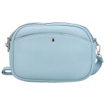 Trendy dámská koženková crossbody kabelka Willa, světle modrá