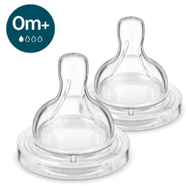 Philips Avent SCY761/02 / Savička na kojeneckou láhev / novorozenecký průtok / 2 ks