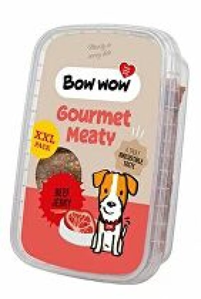 Bow wow poch. Hovězí plátky XXL pack 250g