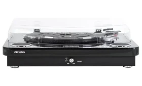 Aiwa GBTUR-120BKMKII černá / gramofón / 33 45 78 RPM / USB / SD karta / BT (GBTUR-120BKMKII)
