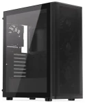 Endorfy skříň Ventum 400 Air černá / ATX / 4x120mm / 2xUSB 3.0 / USB-C / mesh panel / tvrzené sklo / bez zdroje (EY2A024)