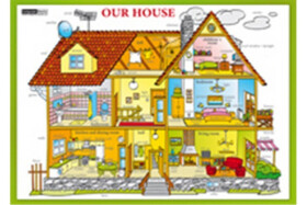 Our House / Náš dům - Naučná karta - Eva Tinková