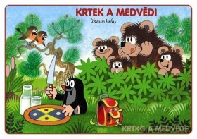 Krtek a medvědi - Omalovánky A5 - Zdeněk Miler