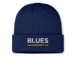 Fanatics Pánská zimní čepice St. Louis Blues NHL Authentic Pro A/Cap Cuffed Beanie
