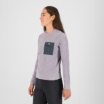 KARPOS Mesdi' W Crewneck Fleece, Lavender/Woodl.Gray velikost: S