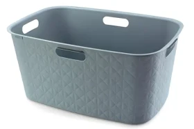Curver Softex modrozelená / Koš na prádlo / 45 l / 70 % recyklátu / 4 madla (258702)