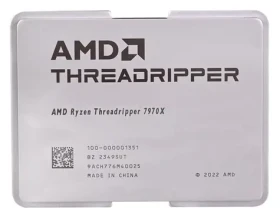 AMD Ryzen Threadripper 7970X @ 4.0GHz - TRAY / Turbo 5.3 GHz / 32C64T / L2 32MB / L3 128MB / sTR5 / Zen 4 / 350W (100-000001351)