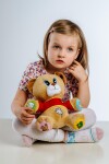 Plyšový medvěd Tedík česky mluvící 30 cm