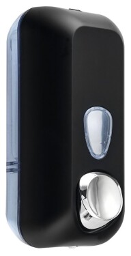 SAPHO - COLORED dávkovač tekutého mýdla 550ml, ABS, Soft Touch, černá mat A71401NE