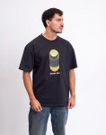 Tričko Signal x Freshlabels Triko Orange/Green Faded Black