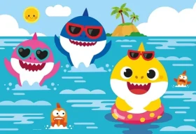 Clementoni PUZZLE Baby Shark: Plavání