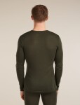 Pánské merino triko dlouhý rukáv ICEBREAKER Mens 175 Everyday LS Crewe, Dark Loden velikost: S