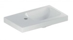 GEBERIT - iCon Umývátko 53x31x13 cm, bez přepadu, otvor pro baterii vlevo, bílá 501.833.00.1