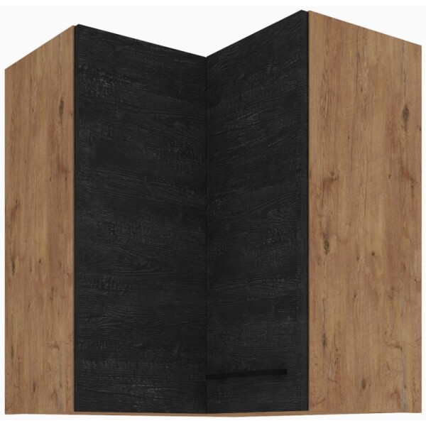 Horní rohová skříňka Vigo 60x60 GN-72 2F (90°) Barva korpusu: Dub Lancelot, Barva dvířek: Dark wood