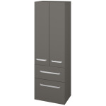 Dřevojas - Vysoká skříň DOS SVD2Z2 50 - N06 Lava / Úchytka T01 / N06 Lava 209544A