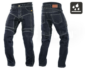 Džíny na motocykl Trilobite 667 Graphu men blue, nepromokavé - 40
