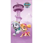 Jerry Fabrics Paw Patrol AYM074956 plážová osuška fialová 70x140