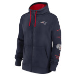 Nike Pánská mikina New England Patriots NFL Full-Zip Club Fleece Hoodie Velikost: M