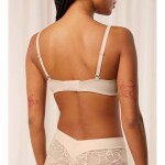 Dámská podprsenka Body Make-Up Illusion Lace Balconette - Triumph coffee sugar (3091) 070C