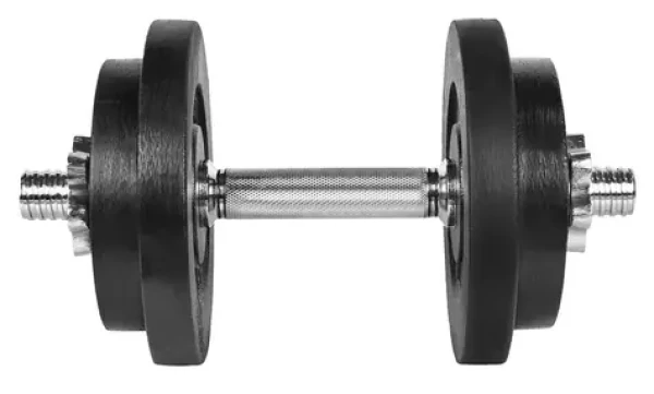 RULYT Angular 17 kg / Jednoruční činka / nastavitelná 7-12-17 kg / tyč 30 mm / ocel