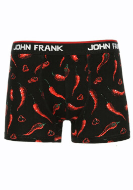 Pánské boxerky John Frank JFBD318 Černá