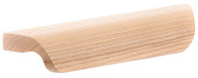 Tulip Nábytková úchytka dřevěná Wave 96mm nelakovaná (404347)