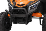 Mamido Elektrické autíčko Buggy Madman bílé | UTV-MX 4x4 | EVA kola | 12V 10Ah | EKO kůže