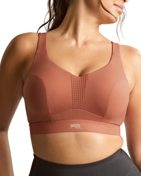 Dámská sportovní nadrozměrná podprsenka Panache 5022 Sienna rose