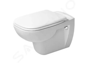 DURAVIT - D-Code Závěsné WC, Rimless, sedátko SoftClose, bílá 45700900A1
